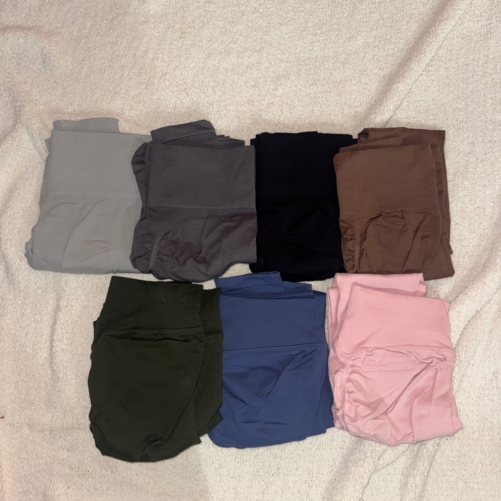 Assorted Color Workout Leggings Lot/Set